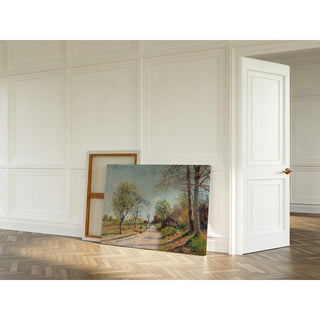 La Route de Veneux - Alfred Sisley | Reproduction Tableau Décoration murale affiche copie