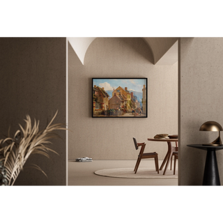 La Rue des Rosiers à Trouville 1848 – Charles-Louis Mozin