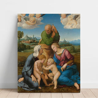 La Sainte Famille Canigiani - Raphael | Reproduction Tableau Décoration murale affiche copie