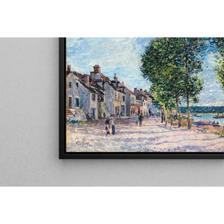 La Seine À Bougival - Alfred Sisley | Reproduction Tableau Décoration murale affiche copie