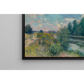 La Seine à Bougival 1876 - Alfred Sisley | Reproduction Tableau Décoration murale affiche copie