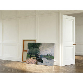 La Seine près de Bougival - Alfred Sisley | Reproduction Tableau Décoration murale affiche copie