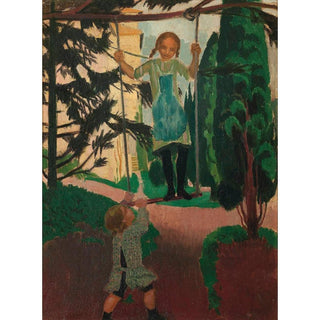 La balançoire au Prieuré - Maurice Denis | Reproduction Tableau Décoration murale affiche copie