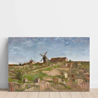 La butte Montmartre - Vincent Van Gogh | Reproduction Tableau Décoration murale affiche copie