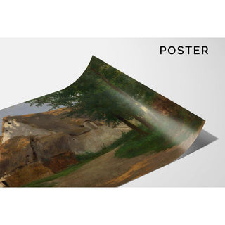 La ferme à l'entrée du bois - Rosa Bonheur | Reproduction Tableau Décoration murale affiche copie