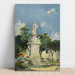 La fontaine d'Apollon, Madrid - Joaquín Sorolla | Reproduction Tableau Décoration murale affiche copie