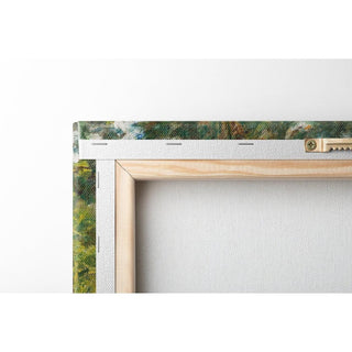 La grande rue du lac à Wannsee avec des promeneurs - Max Liebermann | Reproduction Tableau Décoration murale affiche copie