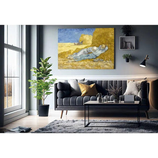 La sieste - Vincent Van Gogh | Reproduction Tableau Décoration murale affiche copie