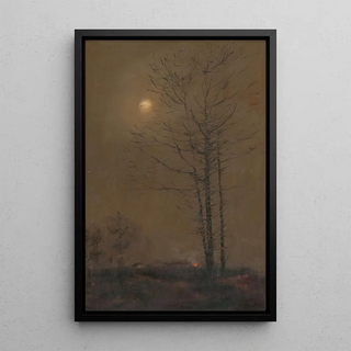 Ladislav Mednynszky - Evening landscape (Case Conflict).webp