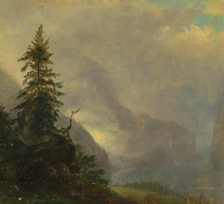 Frederic Edwin Church - The Koenigsee near Berchtesgeden Bavaria.webp