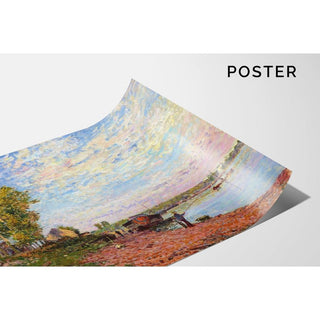 Le Loing à Saint-Mammès 1883 - Alfred Sisley | Reproduction Tableau Décoration murale affiche copie