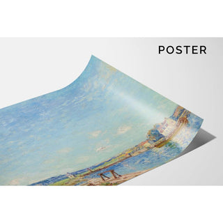 Le Loing à Saint-Mammès 1884 - Alfred Sisley | Reproduction Tableau Décoration murale affiche copie