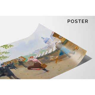 Le Long de la Seine - Jean Béraud | Reproduction Tableau Décoration murale affiche copie