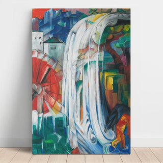 Le Moulin ensorcelé - Franz Marc | Reproduction Tableau Décoration murale affiche copie