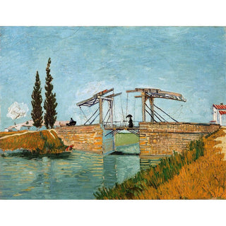Le Pont de Langlois à Arles - Vincent van Gogh | Reproduction Tableau Décoration murale affiche copie