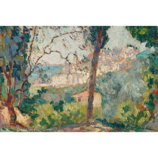 Le Village - Henri Lebasque | Reproduction Tableau Décoration murale affiche copie