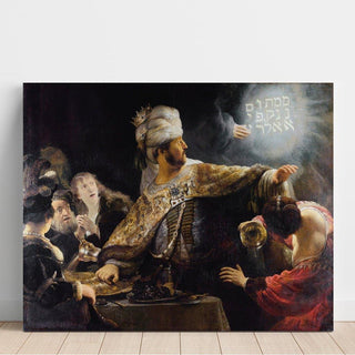 Le festin de Belshazzar - Rembrandt van Rijn | Reproduction Tableau Décoration murale affiche copie