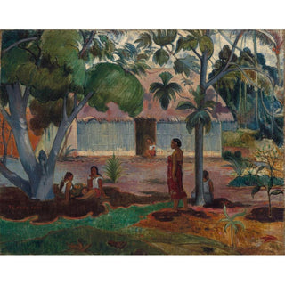 Le grand arbre - Paul Gauguin | Reproduction Tableau Décoration murale affiche copie