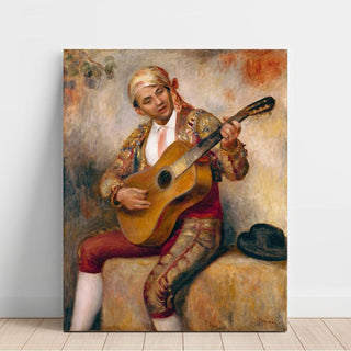 Le guitariste espagnol - Pierre-Auguste Renoir | Reproduction Tableau Décoration murale affiche copie