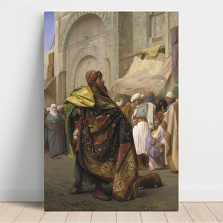 Le marchand de tapis du Caire - Jean-Léon Gérôme | Reproduction Tableau Décoration murale affiche copie