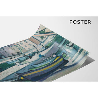 Le port, Cassis - Samuel John Peploe | Reproduction Tableau Décoration murale affiche copie