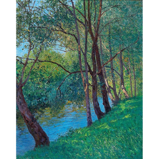 Le ruisseau de l'Au - Alfred Zoff | Reproduction Tableau Décoration murale affiche copie