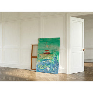 Le train bleu - Raoul Dufy | Reproduction Tableau Décoration murale affiche copie