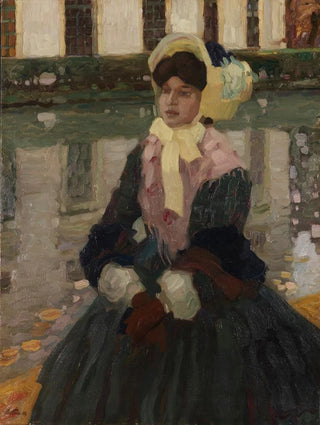 Leo Putz - Portrt Veronika Kirmaier im Schleissheimer Garten.webp