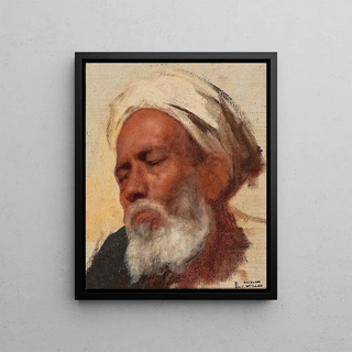 Leopold Carl Mller - Study of a Head.webp