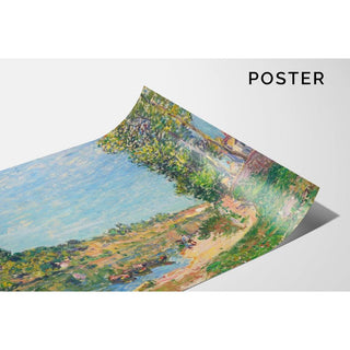 Les Coteaux de La Celle, Après Saint-Mammès - Alfred Sisley | Reproduction Tableau Décoration murale affiche copie