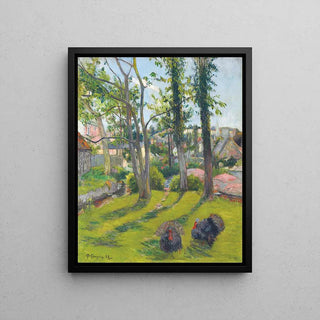 Les Dindons, Pont-Aven de Paul Gauguin | Reproduction Tableau Décoration murale affiche copie