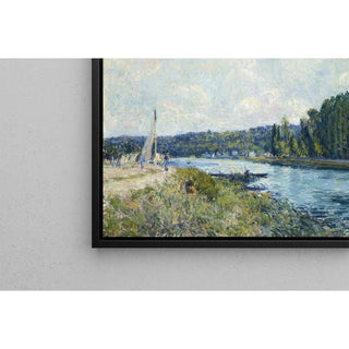 Les rives de l'Oise - Alfred Sisley | Reproduction Tableau Décoration murale affiche copie