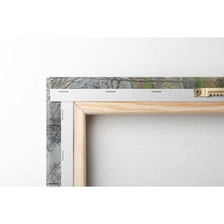 Les rives de la Viosne à Osny par temps gris, en hiver - Camille Pissarro | Reproduction Tableau Décoration murale affiche copie