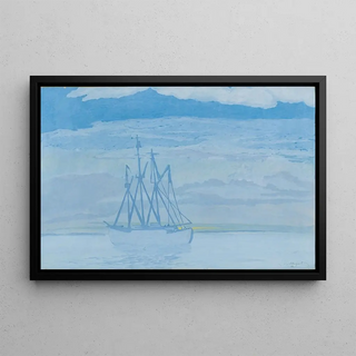 Lon Spilliaert - Chalutier sur la mer.webp