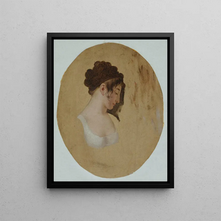 Louis Lopold Boilly - Profile of a Young Womans Head.webp