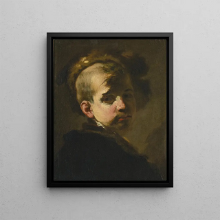 Luca Giordano - Portrait of a Boy in a Fur Hat.webp