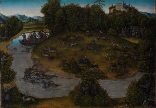 Lucas Cranach the Elder - The Stag Hunt of the Elector Frederic the Wise 14631525 of Saxony.webp