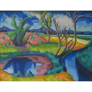 Maastik - Konrad Mägi | Reproduction Tableau Décoration murale affiche copie