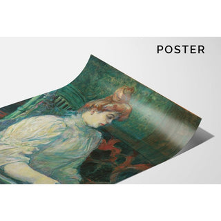 Madame Marthe X - Bordeaux - Henri de Toulouse-Lautrec | Reproduction Tableau Décoration murale affiche copie