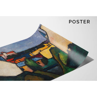 Maisons - Alexander Kanoldt | Reproduction Tableau Décoration murale affiche copie