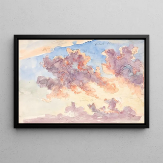 Martinus Rrbye - Skystudie En solnedgangshimmel.webp