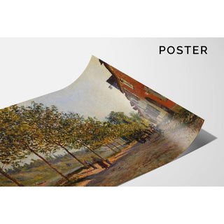 Matinée de juin à Saint-Mammès - Alfred Sisley | Reproduction Tableau Décoration murale affiche copie