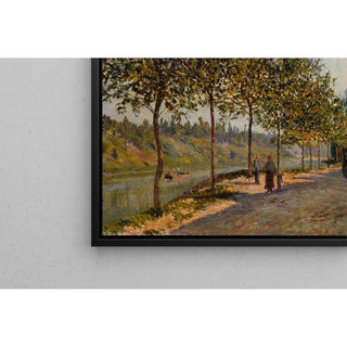 Matinée de juin à Saint-Mammès - Alfred Sisley | Reproduction Tableau Décoration murale affiche copie