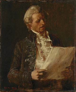 Mihly Munkcsy - Singer Study for the painting The Dying Mozart.webp