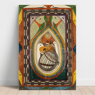 Musikant - Adolf Wölfli | Reproduction Tableau Décoration murale affiche copie