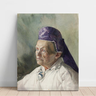 Naise Portree Tanuga 1900 - Konrad Mägi | Reproduction Tableau Décoration murale affiche copie