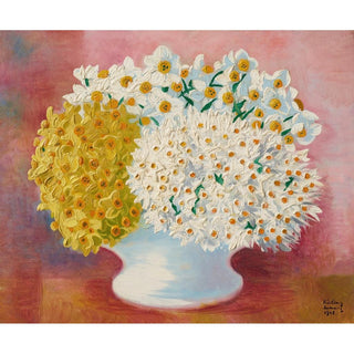 Narcisses - Moïse Kisling | Reproduction Tableau Décoration murale affiche copie