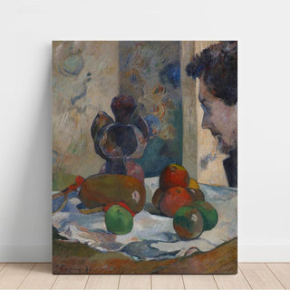 Nature morte avec profil de Laval - Paul Gauguin | Reproduction Tableau Décoration murale affiche copie