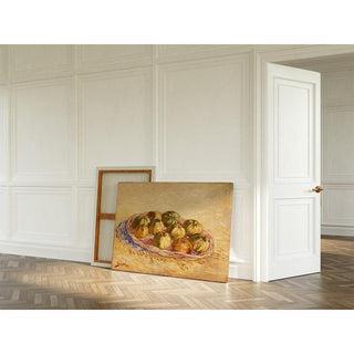 Nature morte, panier de pommes - Vincent van Gogh | Reproduction Tableau Décoration murale affiche copie