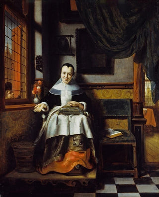 Nicolaes Maes - The Virtuous Woman.webp